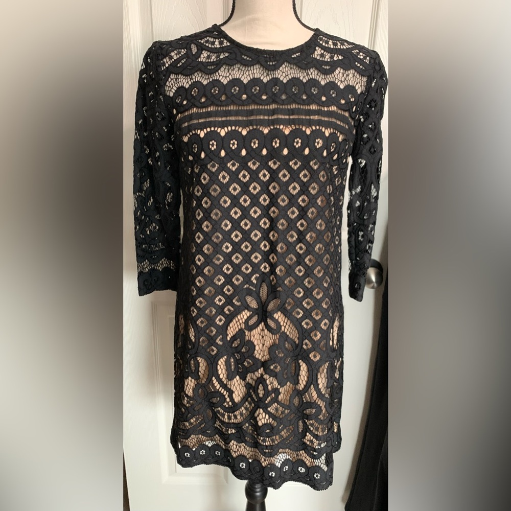 Black Lace Cocktail Dress By B. Darlin